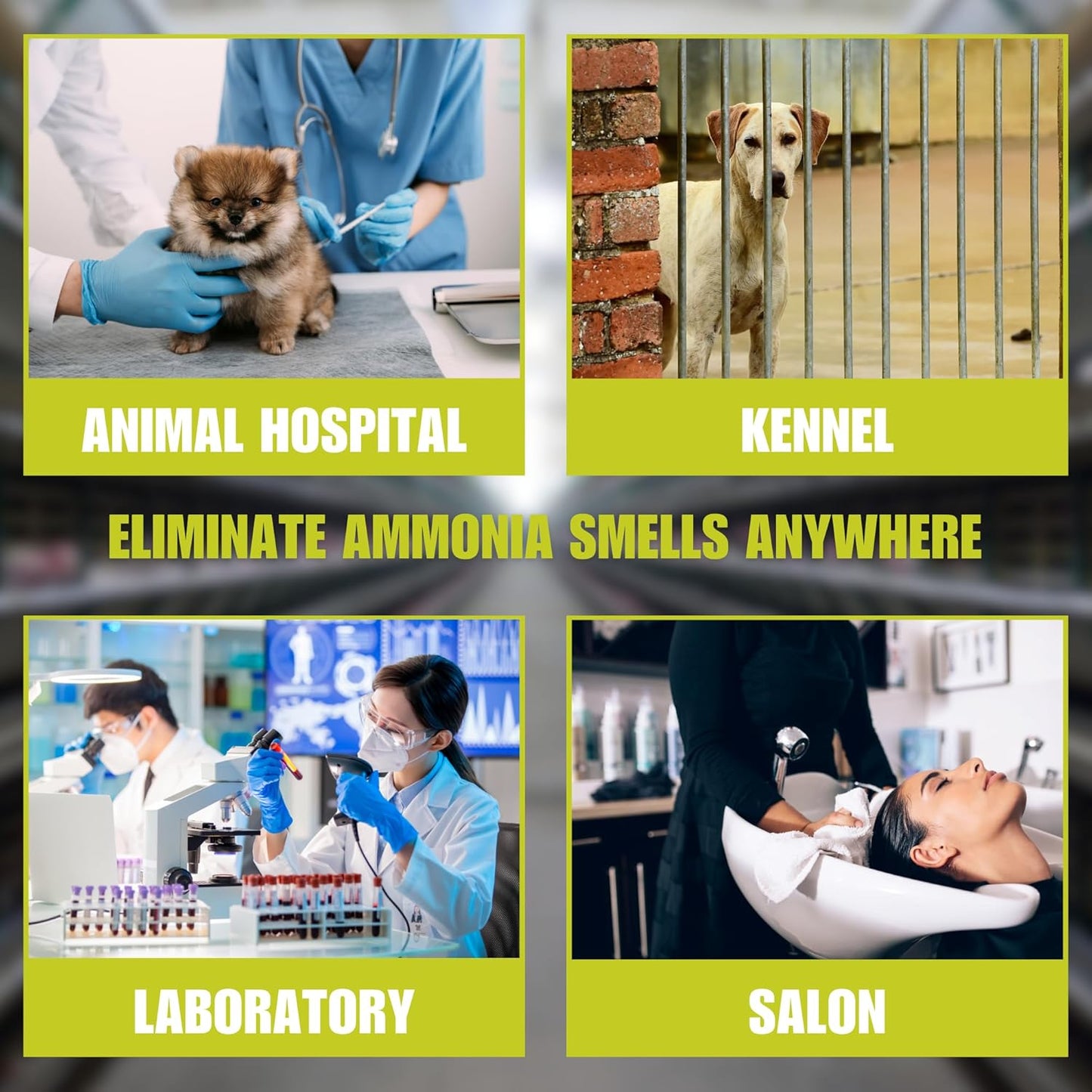 – Natural Ammonia Odor Elimination Deodorizer Granules: 2 lb. – Powerful Odor Eliminator for Strong Odor – Works as Cat Litter Deodorizer, Carpet Deodorizer, and Room Deodorizers for Home