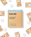 BLUELAND Foaming Hand Soap Refill Tablets, 10-Pack, Garden Blooms Variety Scents, Eco Friendly Cleaning Products, 10 x 9 Fl oz